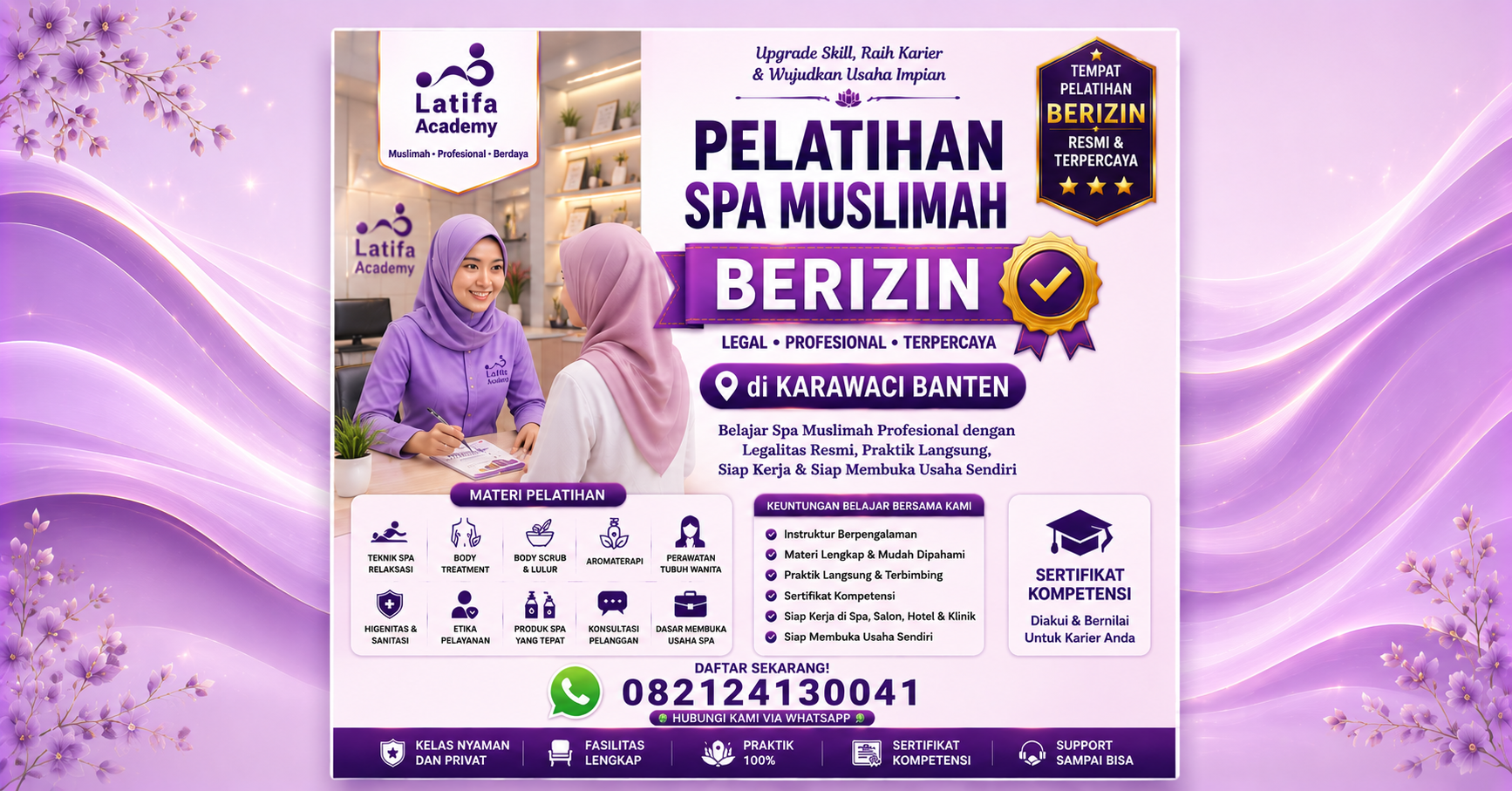 Pelatihan Spa Berizin di Karawaci Tangerang 082124130041
